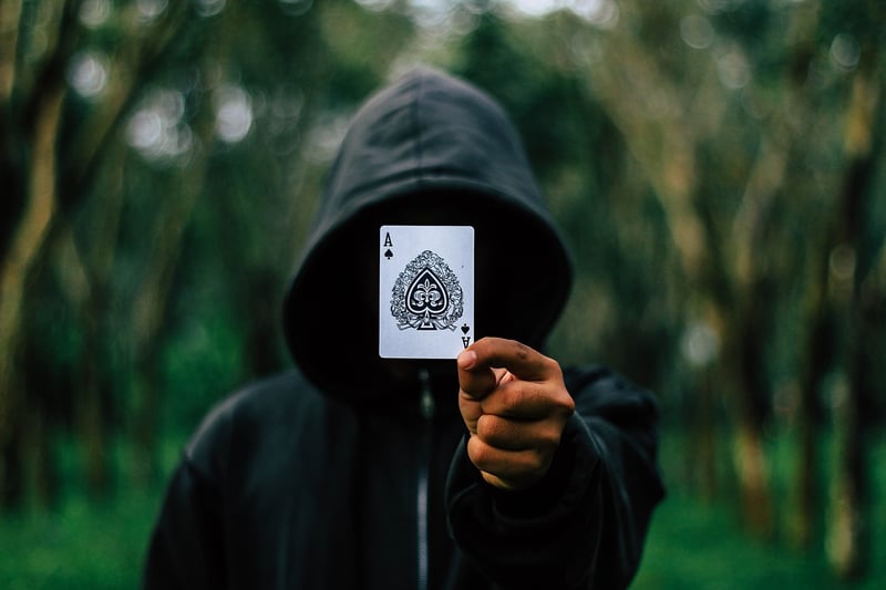 Magician performing tricks